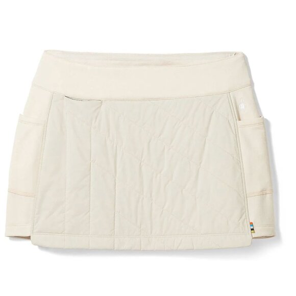 Smartwool Smartloft Skirt Quilted Wool Blend Beige Pockets Comfort Warm Outdoors - Picture 3 of 11